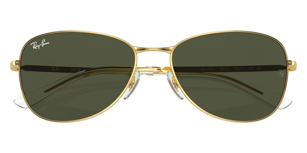 Ray-Ban RB3733 001/31 56 - Arista Gold / Green #id:rb373300131_s:100125
