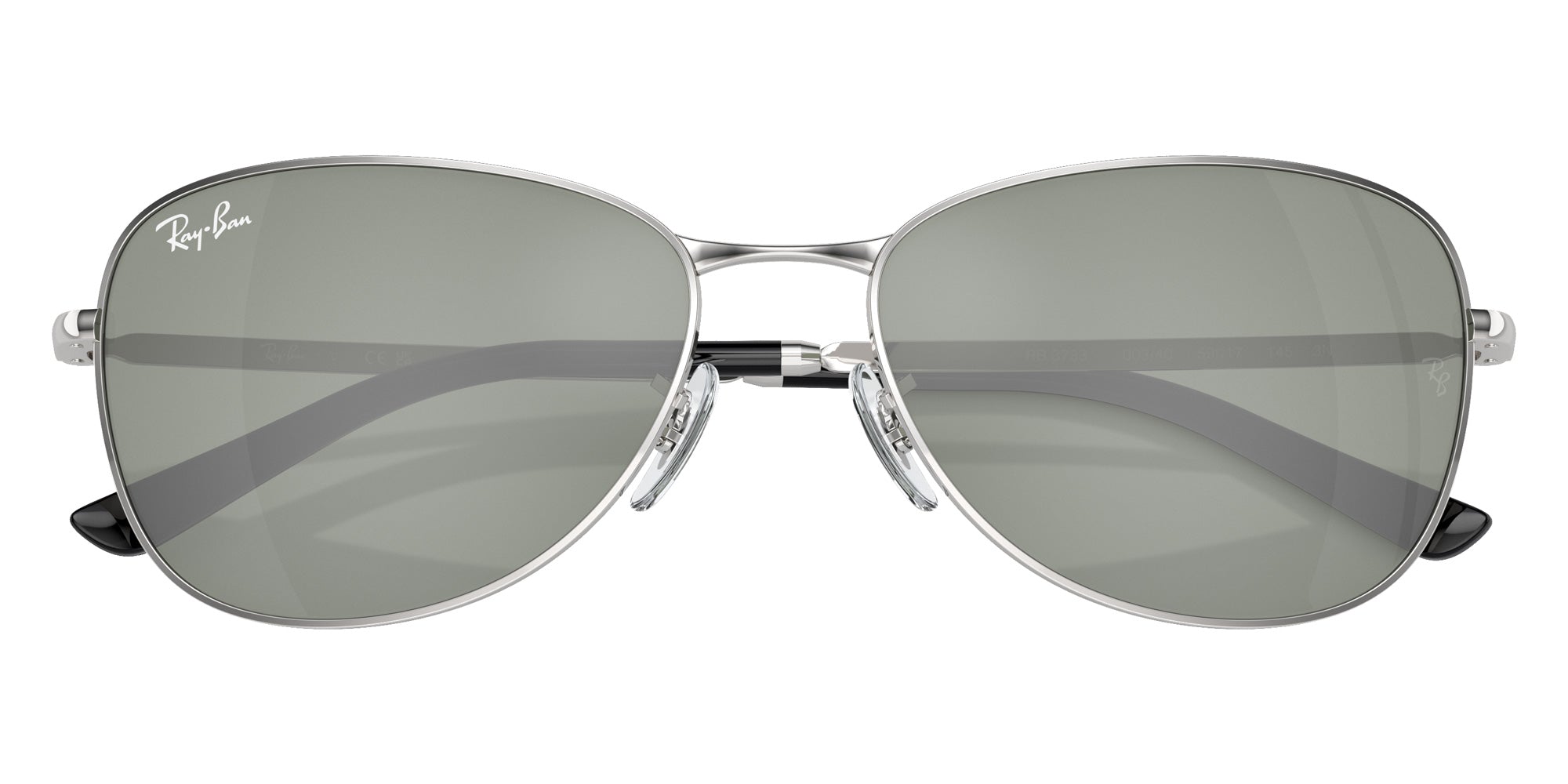 Ray-Ban RB3733 003/40 59 - Silver / Green Mirrored #id:rb373300340_s:104125