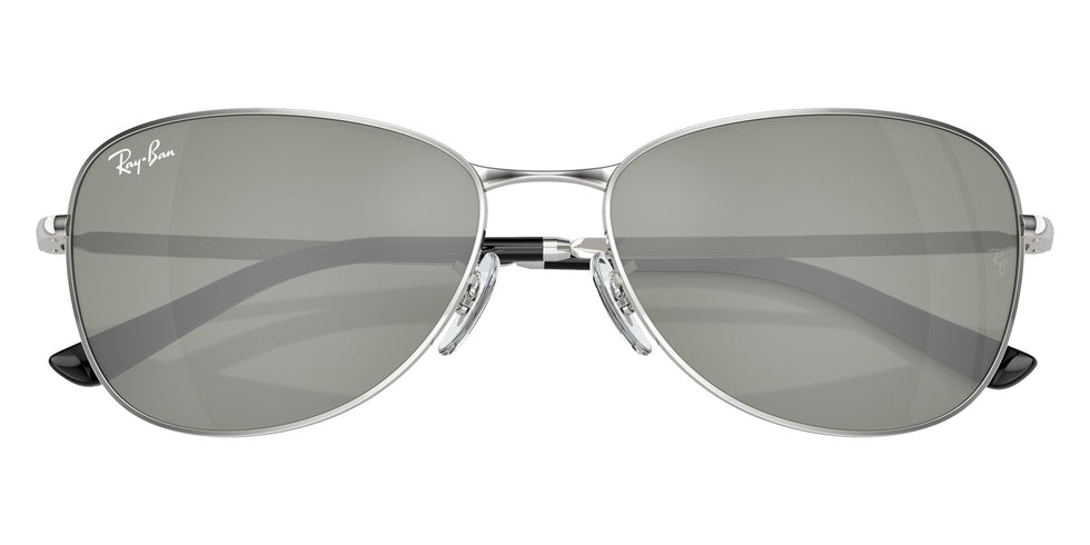 Ray-Ban RB3733 003/40 59 - Silver / Green Mirrored #id:rb373300340_s:104125
