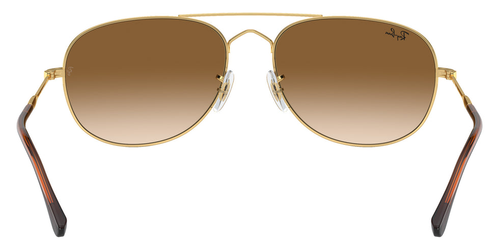 Ray-Ban RB3735 Bain Bridge 001/51 57 - Arista Gold / Clear and Brown #id:rb373500151_s:100115