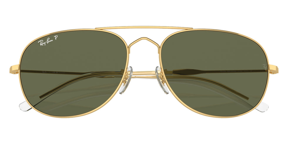 Ray-Ban RB3735 Bain Bridge 001/58 57 - Arista Gold / Green Polarized #id:rb373500158_s:104125