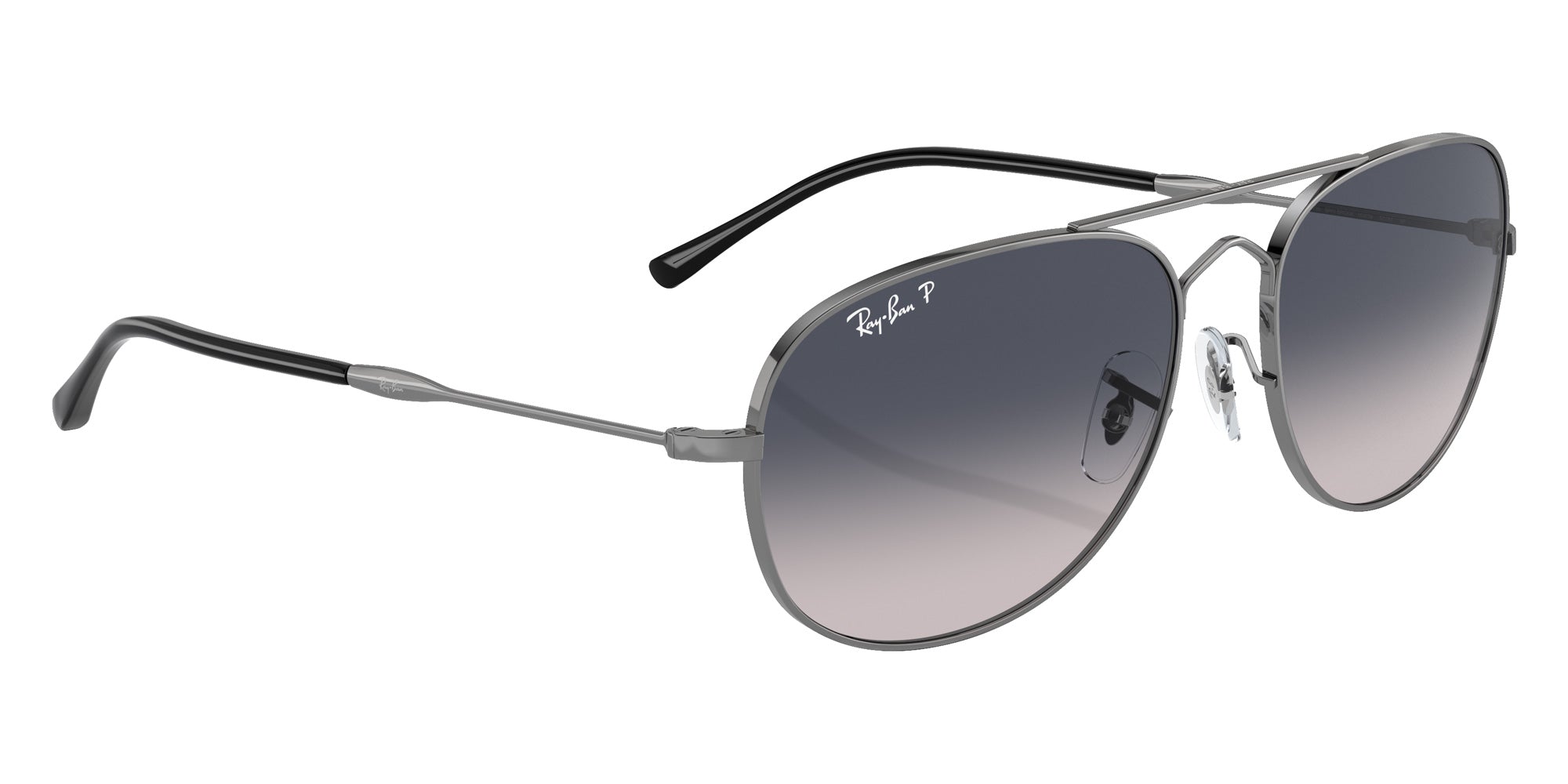 Ray-Ban RB3735 Bain Bridge 004/78 57 - Gunmetal / Blue Polarized #id:rb373500478_s:110120