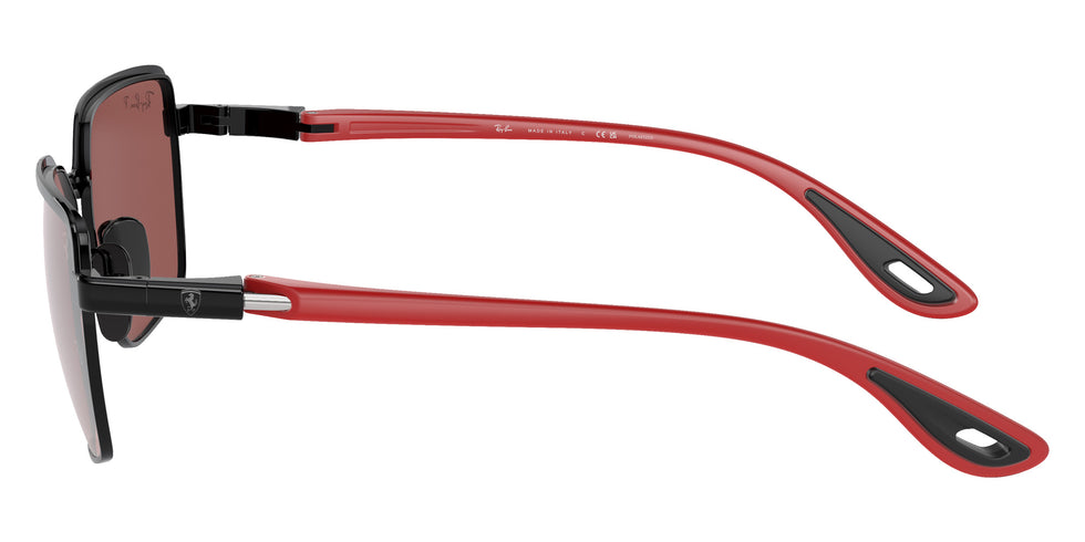 Ray-Ban RB3743M Scuderia Ferrari F102H2 58 - Black on Black / Purple and Silver Mirrored Polarized #id:rb3743mf102h2_s:100110