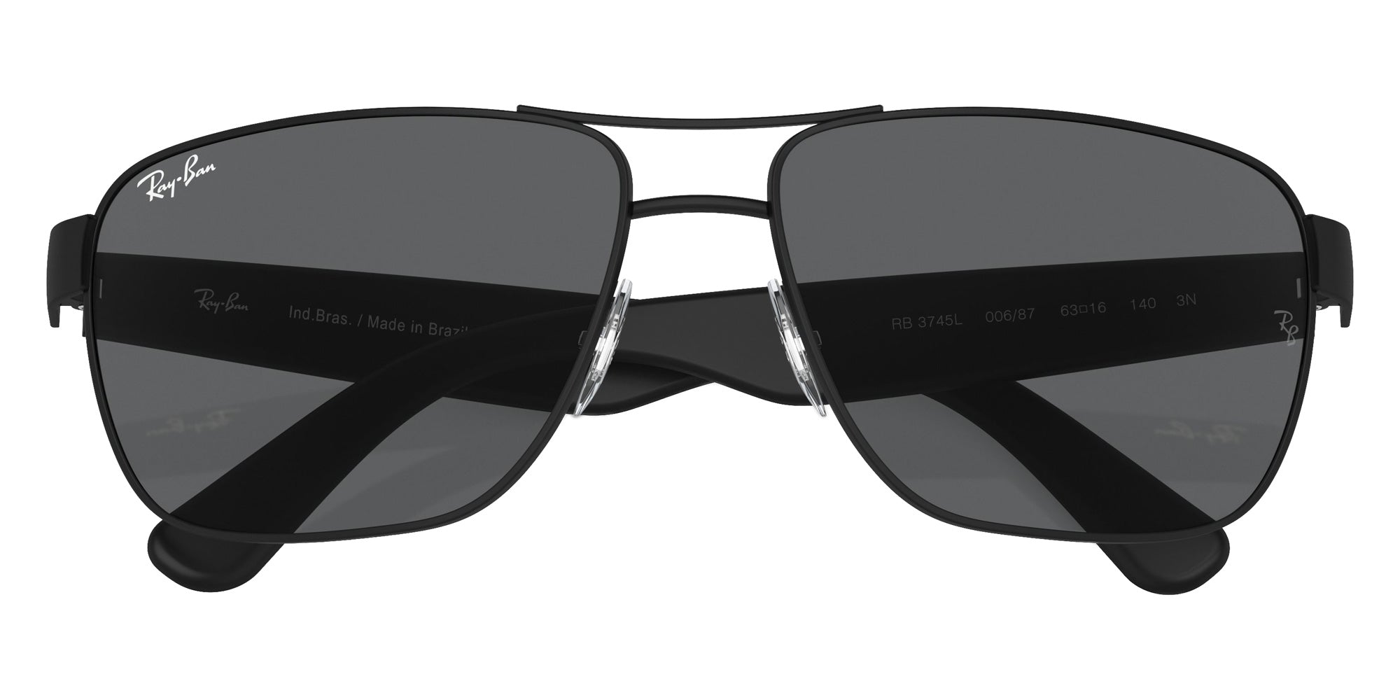 Ray-Ban RB3745L 006/87 63 - Black / Full Gray #id:rb3745l00687_s:102125