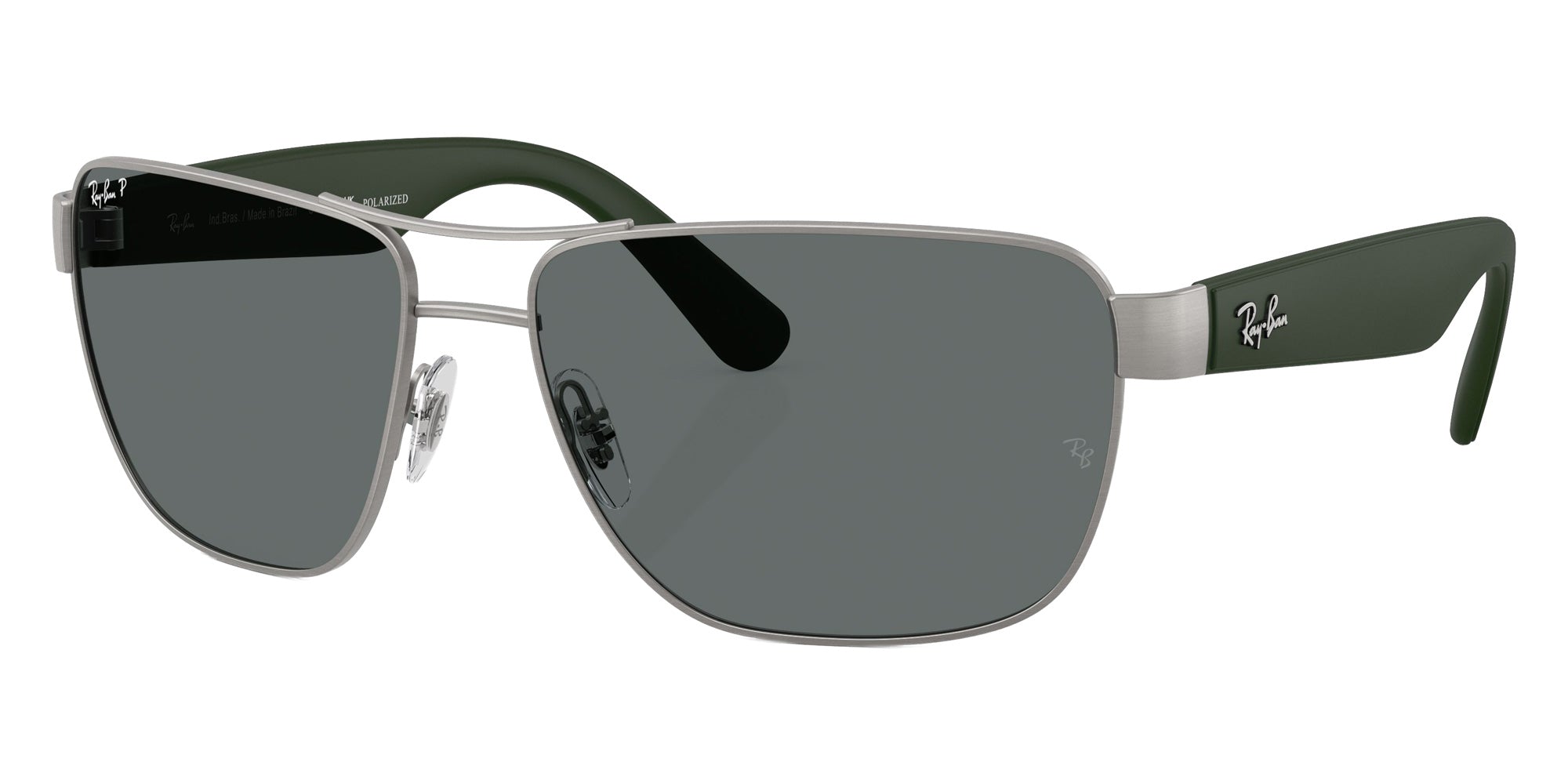 Ray-Ban RB3745L 041/81 63 - Brushed Gunmetal / Dark Gray Polarized #id:rb3745l04181_s:104105