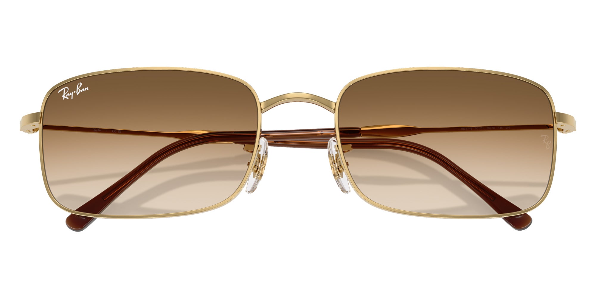 Ray-Ban RB3746 001/51 59 - Arista Gold / Clear Gradient Brown #id:rb374600151_s:100125