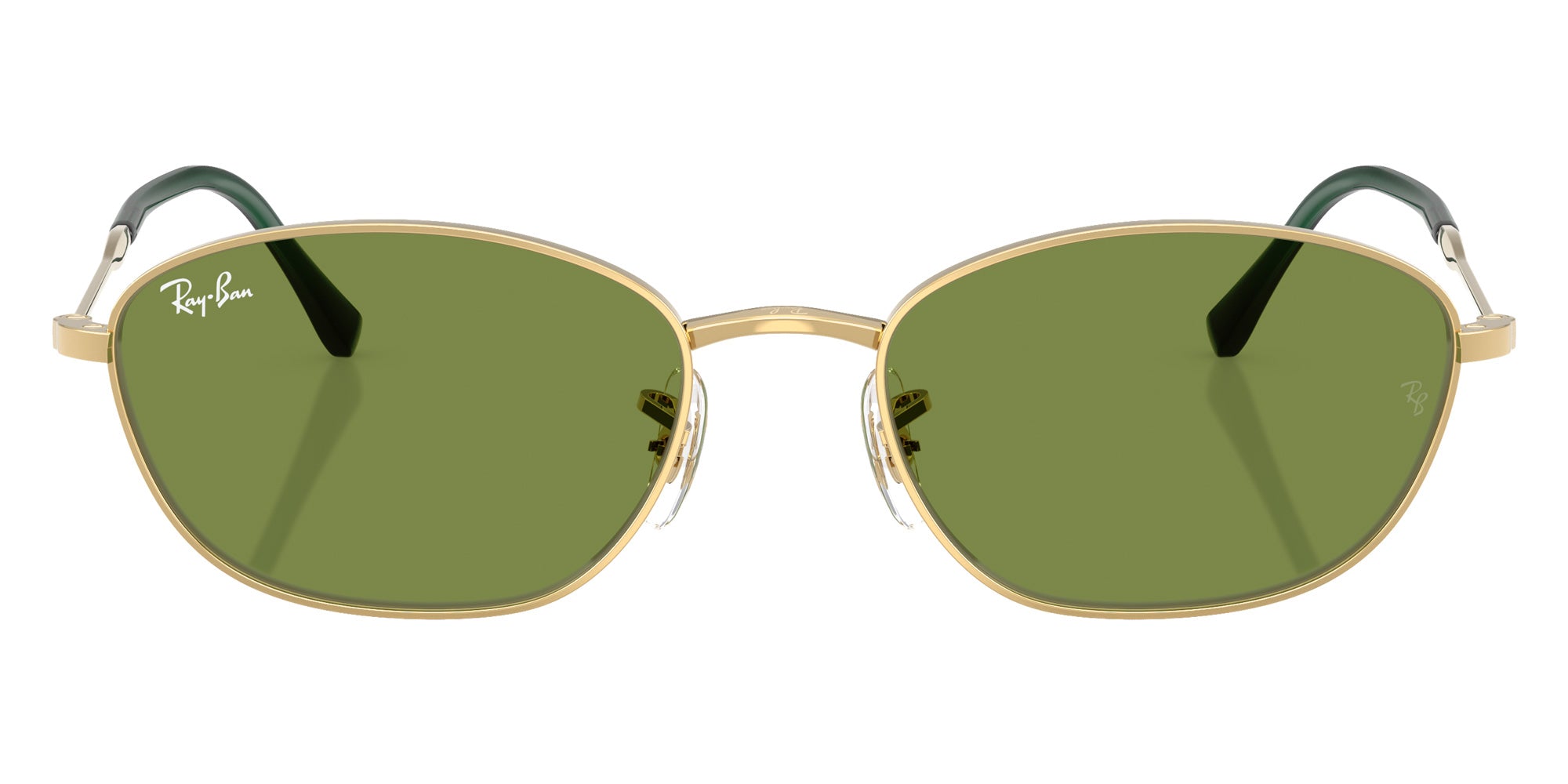 Ray-Ban RB3749 001/4E 55 - Arista Gold / Green #id:rb37490014e_s:100100