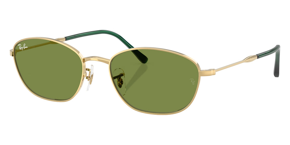 Ray-Ban RB3749 001/4E 55 - Arista Gold / Green #id:rb37490014e_s:100105