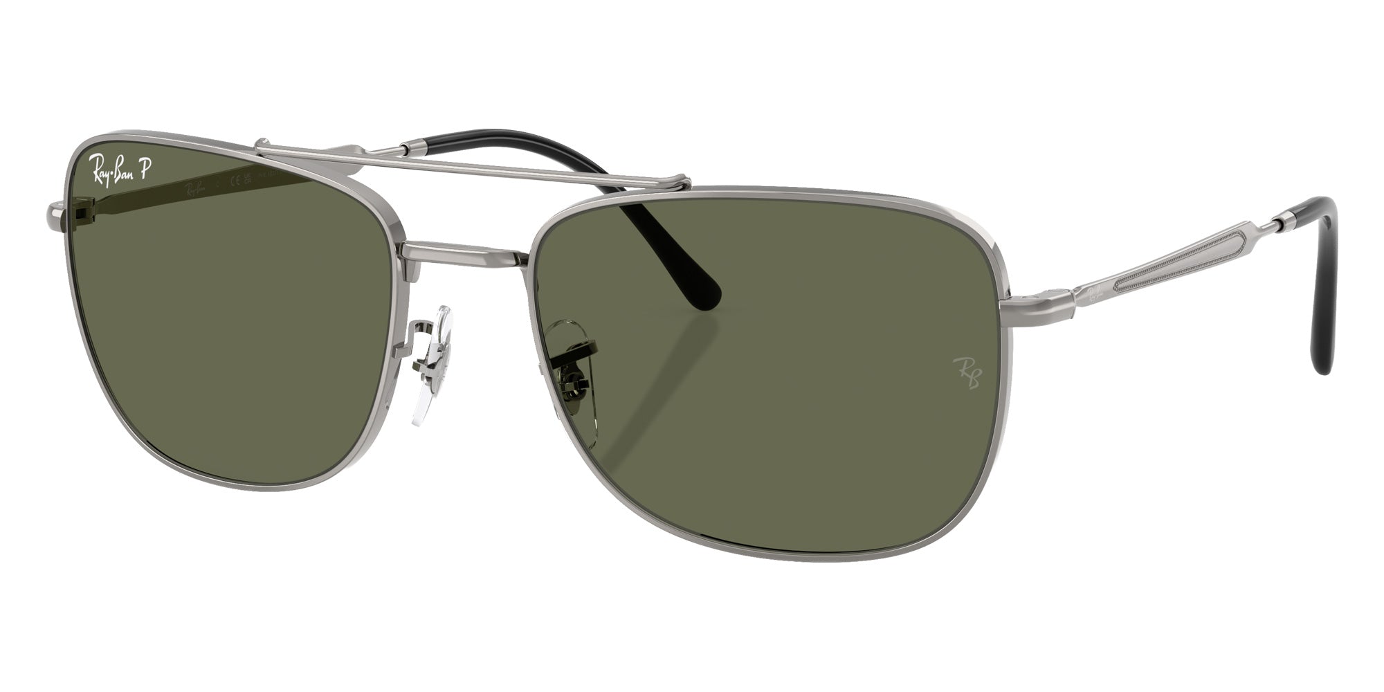 Ray-Ban RB3755 004/58 59 - Gunmetal / Green Polarized #id:rb375500458_s:104105