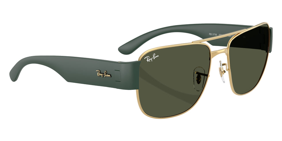 Ray-Ban RB3756 001/31 56 - Gold / Green #id:rb375600131_s:100120