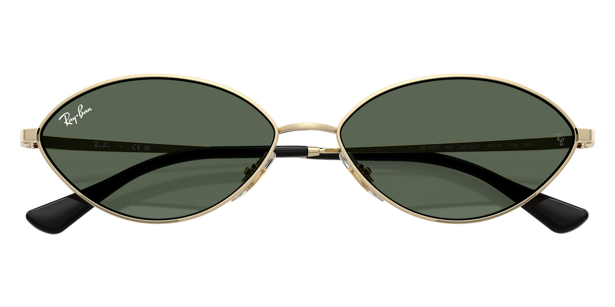 Ray-Ban RB3757 Kai 921371 56 - Pale Gold / Dark Green #id:rb3757921371_s:104125