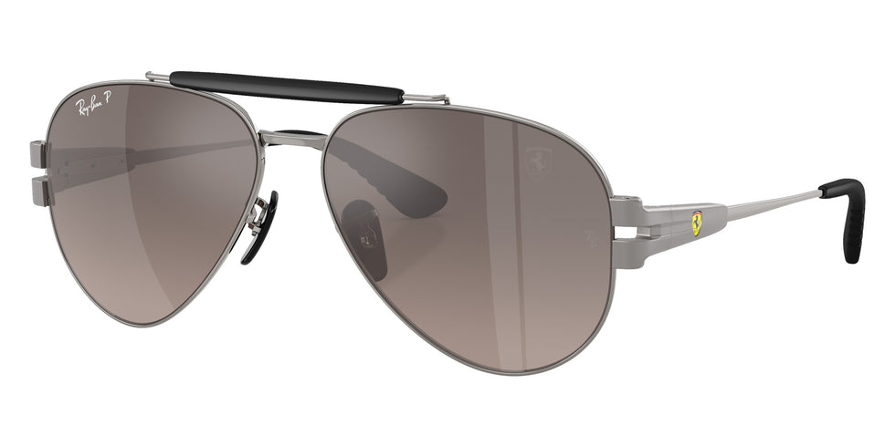 Ray-Ban RB3762M Scuderia Ferrari Chromance F1245J 58 - Gunmetal / Gray Gradient Polarized Mirrored #id:rb3762mf1245j_s:100105