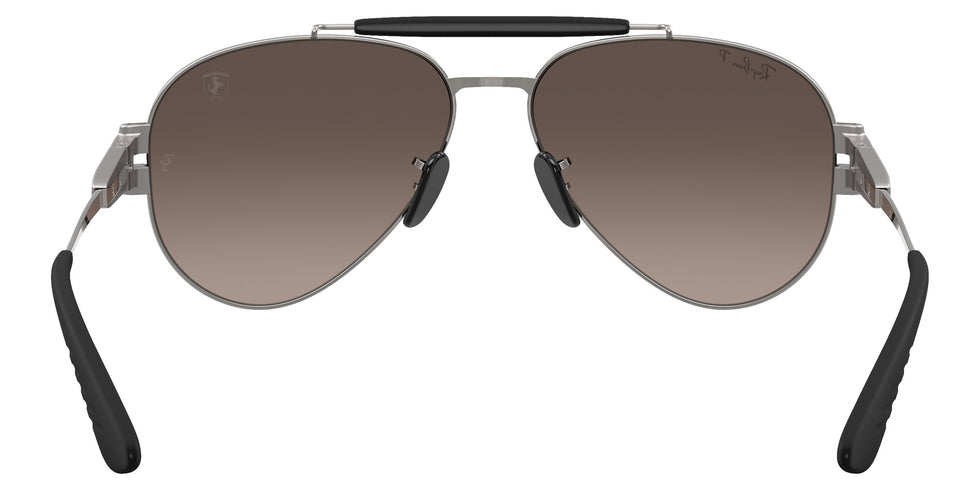 Ray-Ban RB3762M Scuderia Ferrari Chromance F1245J 58 - Gunmetal / Gray Gradient Polarized Mirrored #id:rb3762mf1245j_s:100115