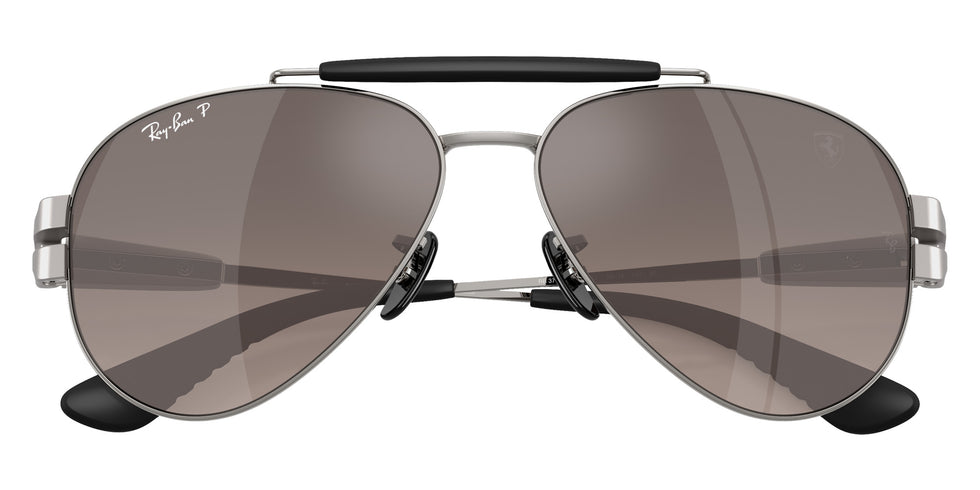 Ray-Ban RB3762M Scuderia Ferrari Chromance F1245J 58 - Gunmetal / Gray Gradient Polarized Mirrored #id:rb3762mf1245j_s:100125