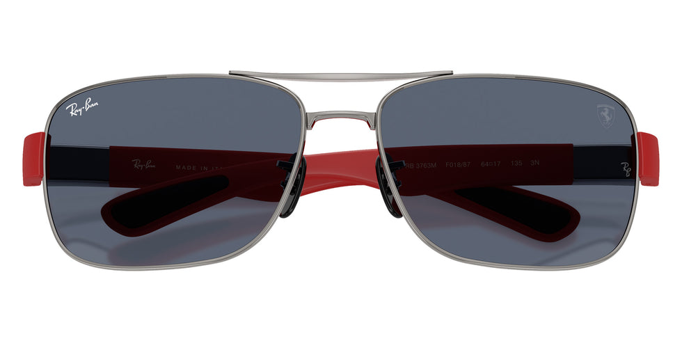 Ray-Ban RB3763M Scuderia Ferrari F01887 64 - Gunmetal / Dark Gray #id:rb3763mf01887_s:100125