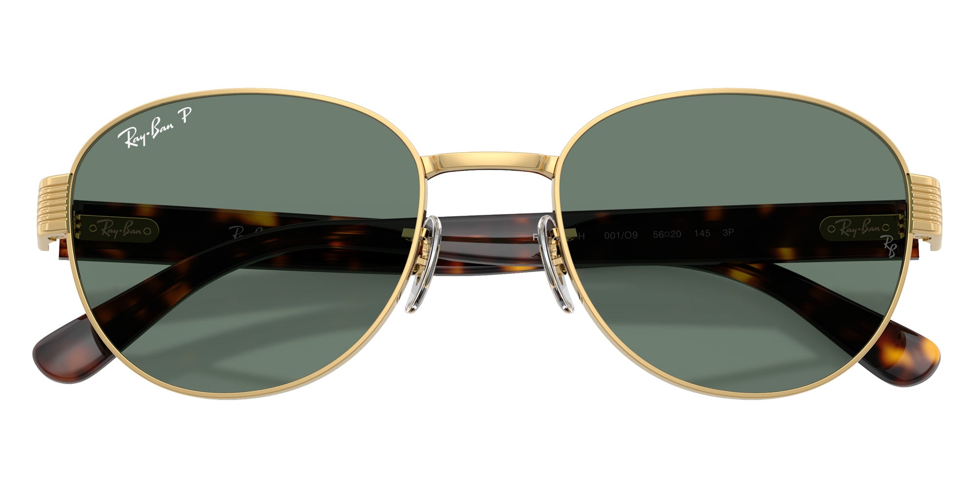 Ray-Ban RB3766CH Chromance 001/O9 56 - Arista Gold / Polarized Gray #id:rb3766ch001o9_s:100125