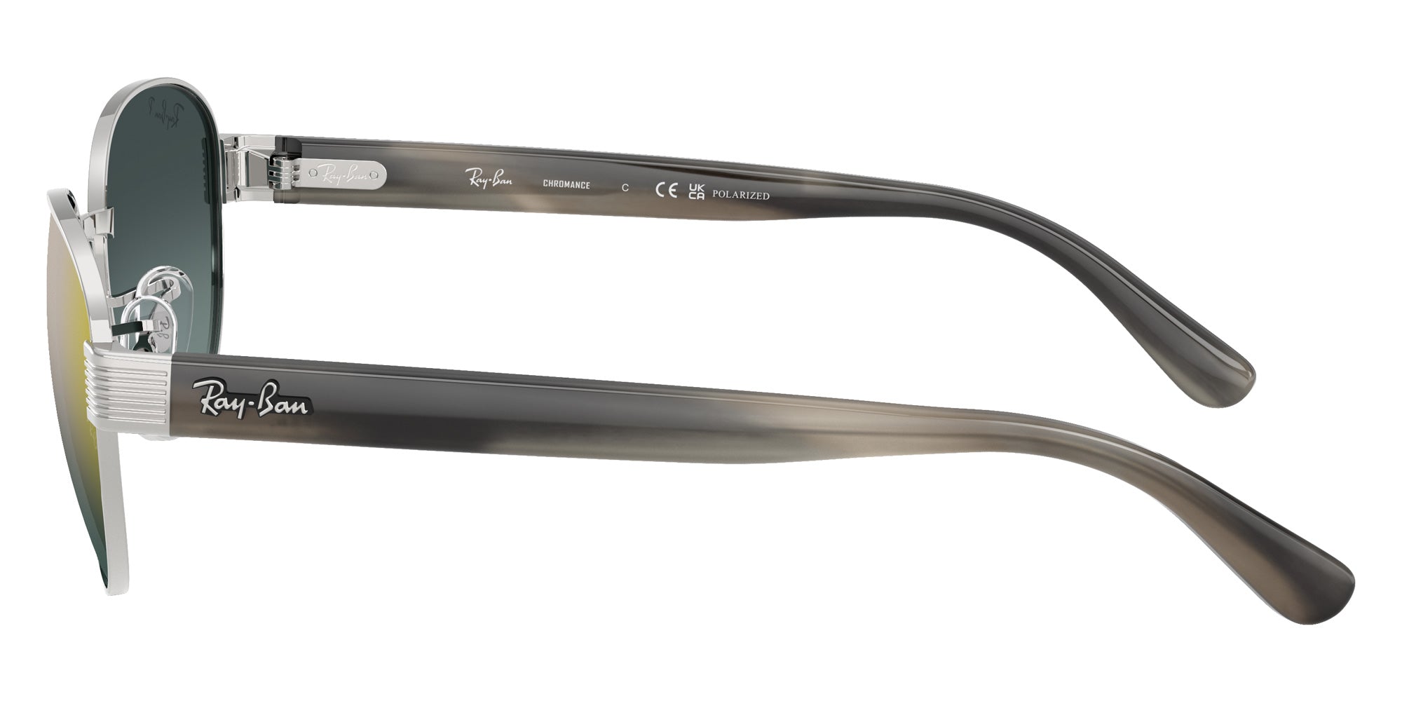 Ray-Ban RB3766CH Chromance 003/J0 54 - Silver / Gradient Gold Mirrored Polarized #id:rb3766ch003j0_s:104110