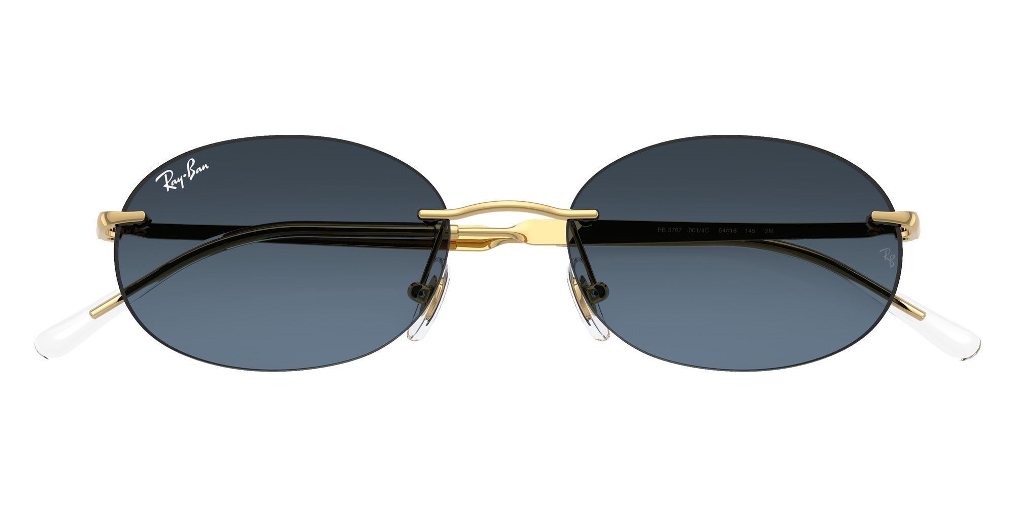 Ray-Ban RB3767 001/4C 54 - Arista Gold / Blue Gradient Dark Gray #id:rb37670014c_s:102125