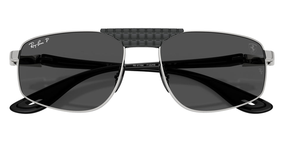 Ray-Ban RB3776M Scuderia Ferrari Chromance F122K8 58 - Silver / Polarized Dark Gray #id:rb3776mf122k8_s:100125