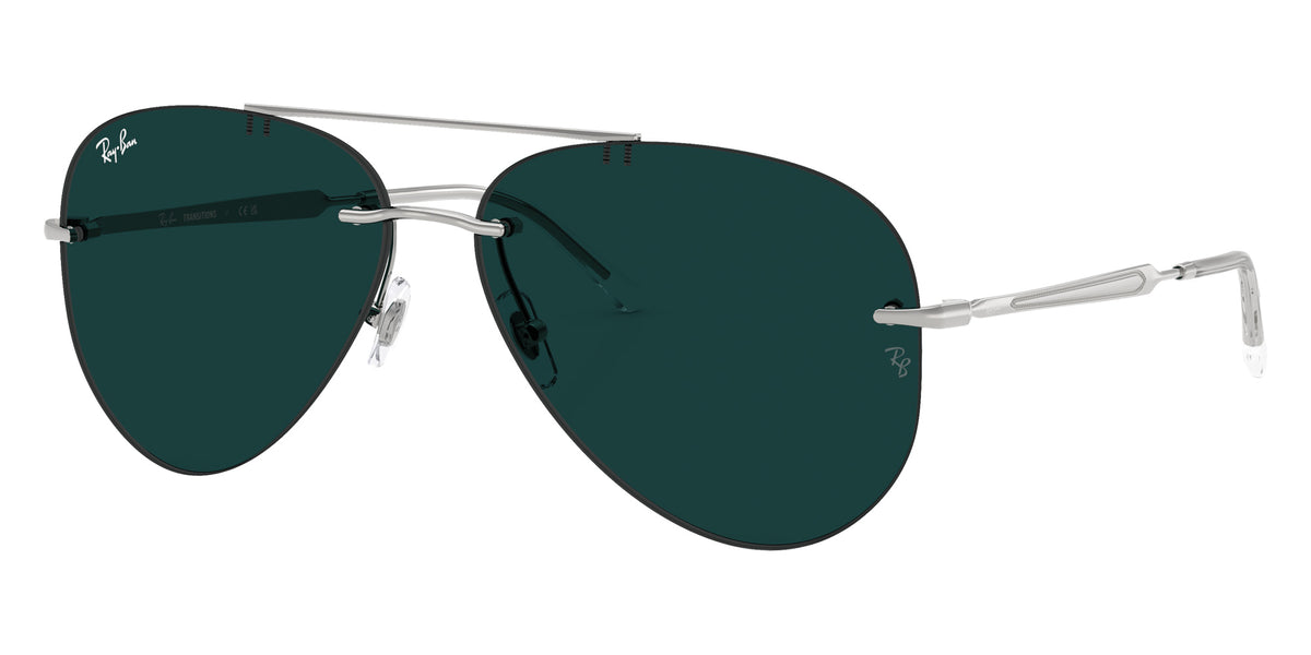 Ray-Ban RB3791 Transitions�� Color Touch��� Lenses 003/M1 59 - Silver / Emerald Photochromic #id:rb3791003m1_s:108110