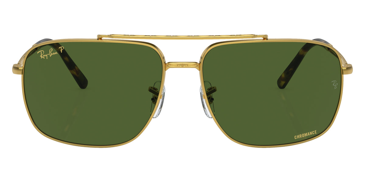Ray-Ban RB3796 9196P1 59 - Gold / Dark Green Polarized+ #id:rb37969196p1_s:100100