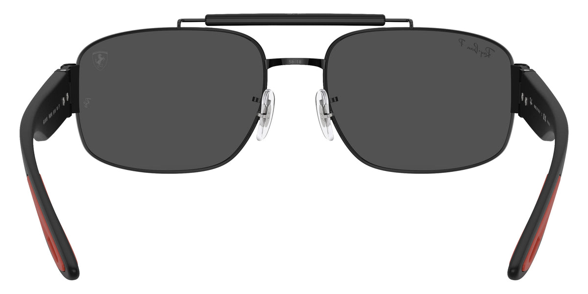 Ray-Ban RB3797M Scuderia Ferrari Collection F002K8 58 - Matte Black / Dark Gray Contrast Polarized+ #id:rb3797mf002k8_s:100115