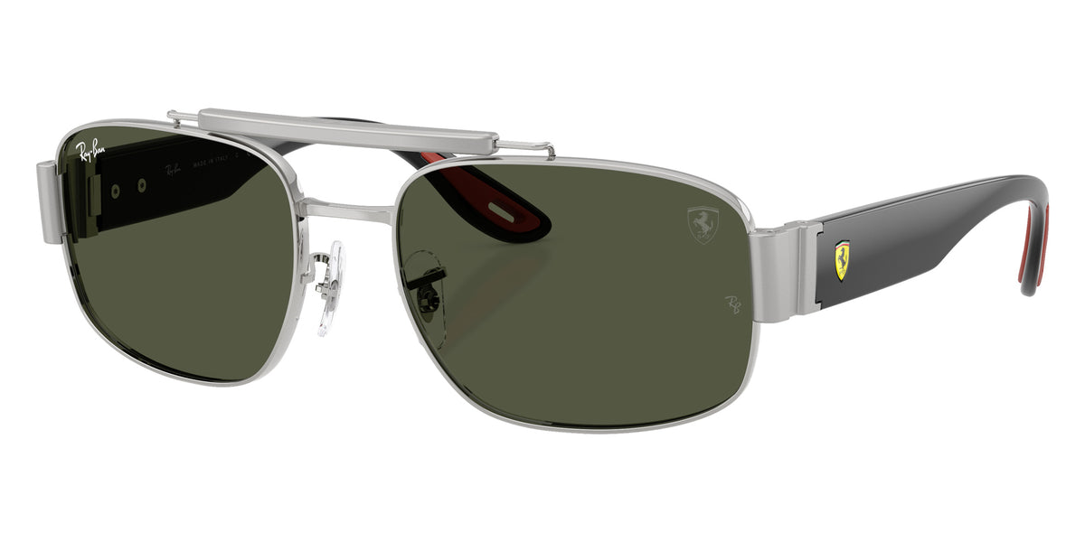 Ray-Ban RB3797M Scuderia Ferrari Collection F03131 58 - Silver / Green #id:rb3797mf03131_s:102105