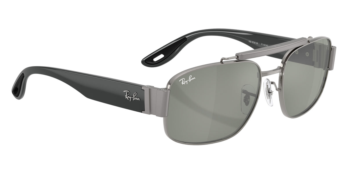 Ray-Ban RB3797M Scuderia Ferrari Collection F14240 58 - Gunmetal / Green Mirrored Silver #id:rb3797mf14240_s:106120