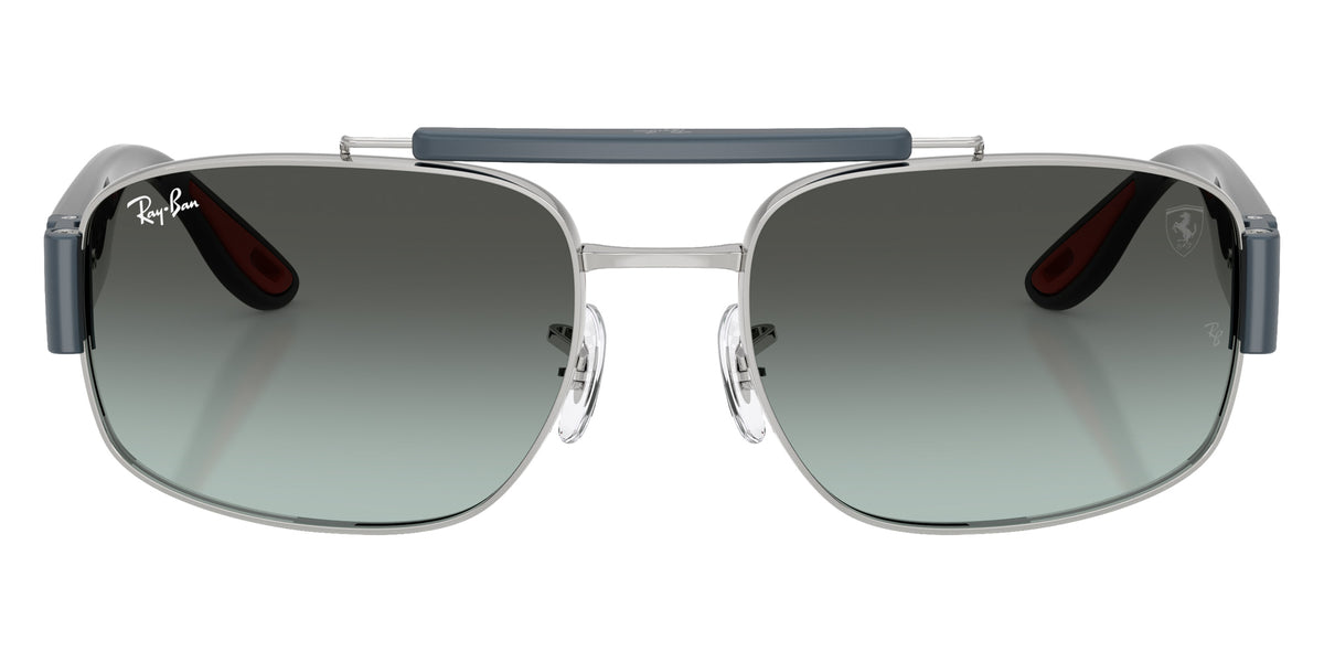 Ray-Ban RB3797M Scuderia Ferrari Collection F143GK 58 - Silver / Blue Vintage Gradient Black #id:rb3797mf143gk_s:110100