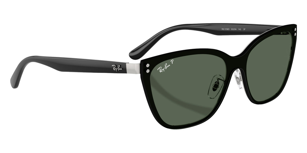 Ray-Ban RB3798D 003/9A 145 - Silver / Polarized Green #id:rb3798d0039a_s:102120