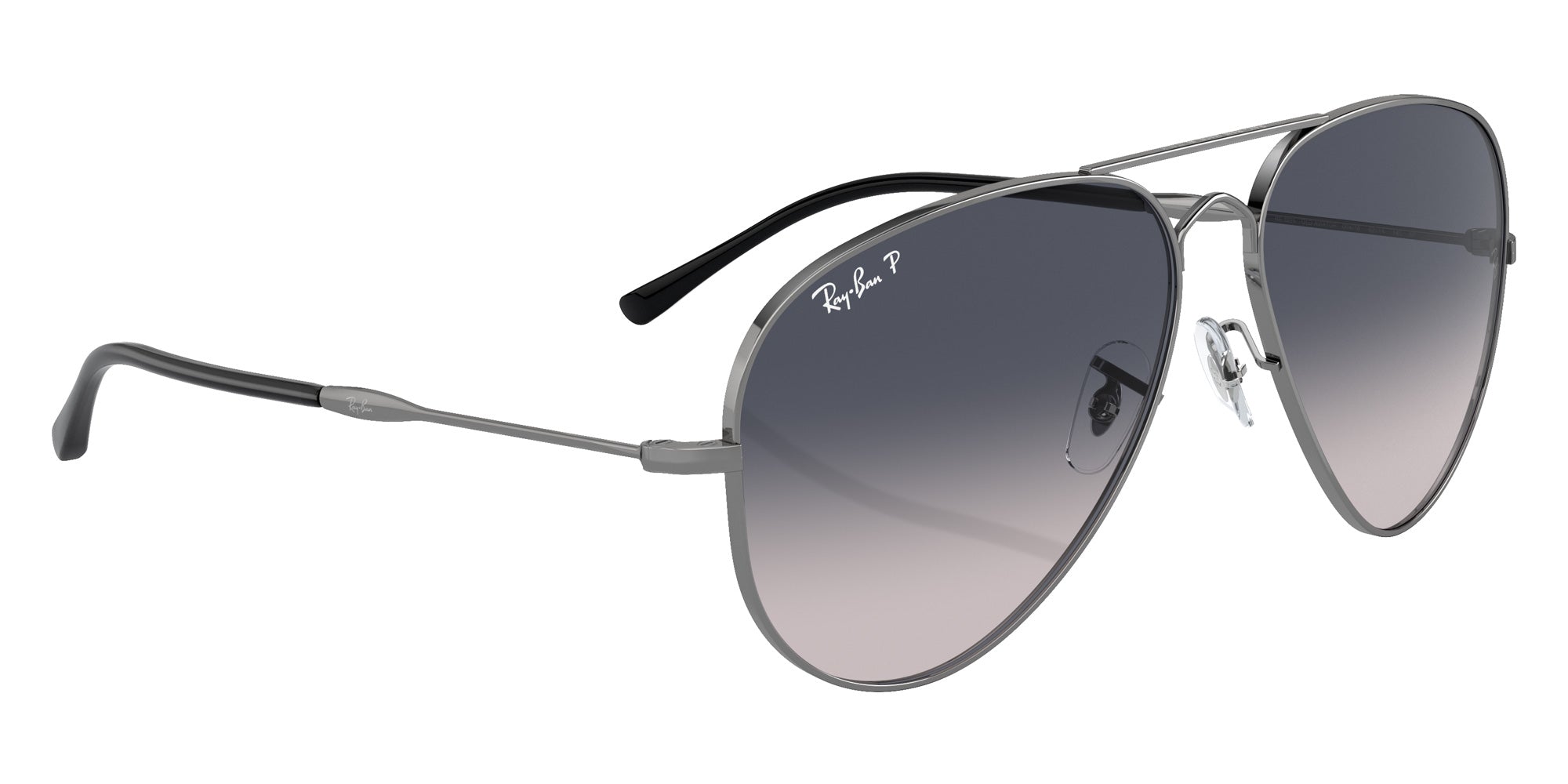 Ray-Ban RB3825 Old Aviator 004/78 58 - Gunmetal / Blue Polarized #id:rb382500478_s:104120