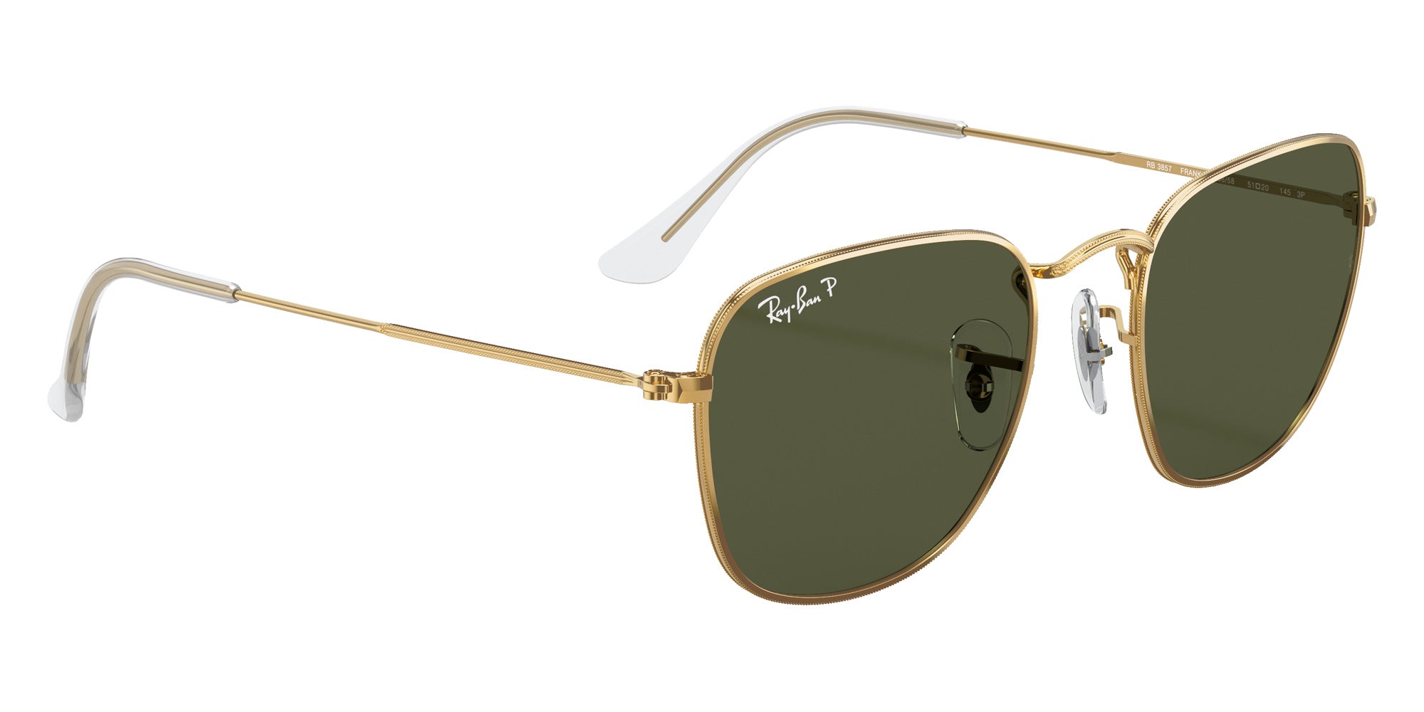 Ray-Ban RB3857 Frank 919658 54 - Gold / G-15 Green Polarized #id:rb3857919658_s:102120