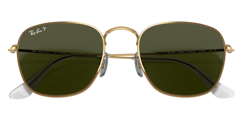 Ray-Ban RB3857 Frank 919658 54 - Gold / G-15 Green Polarized #id:rb3857919658_s:102125