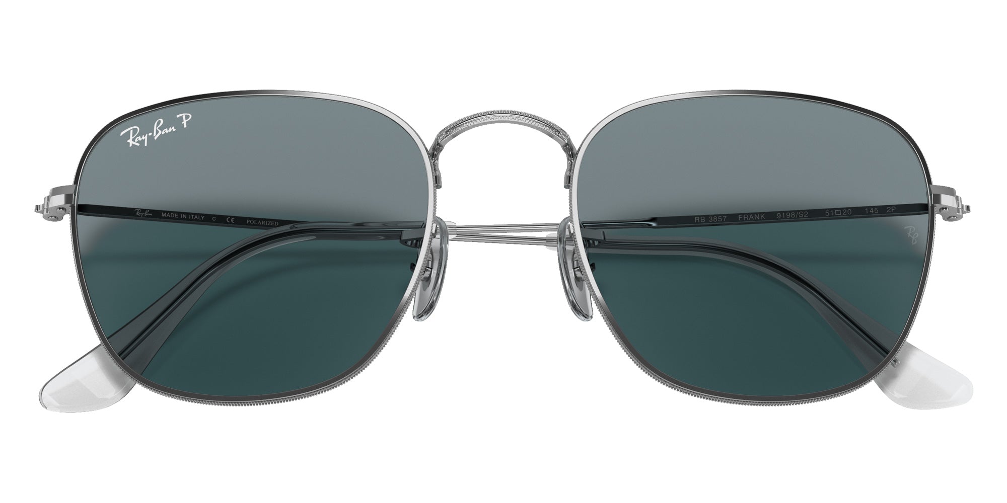 Ray-Ban RB3857 Frank 9198S2 51 - Silver / Blue Polarized #id:rb38579198s2_s:100125