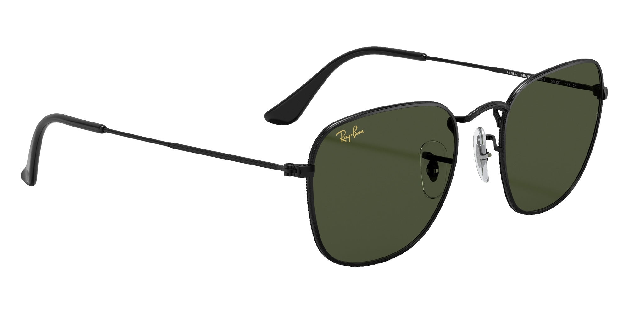 Ray-Ban RB3857 Frank 919931 54 - Black / G-15 Green #id:rb3857919931_s:106120