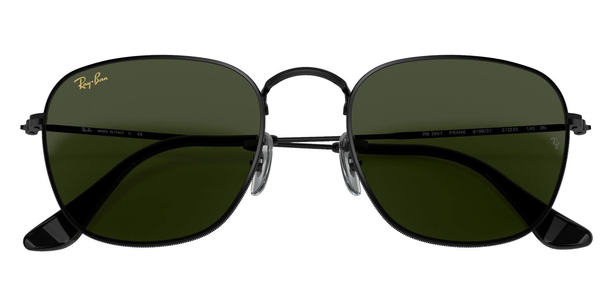 Ray-Ban RB3857 Frank 919931 54 - Black / G-15 Green #id:rb3857919931_s:106125