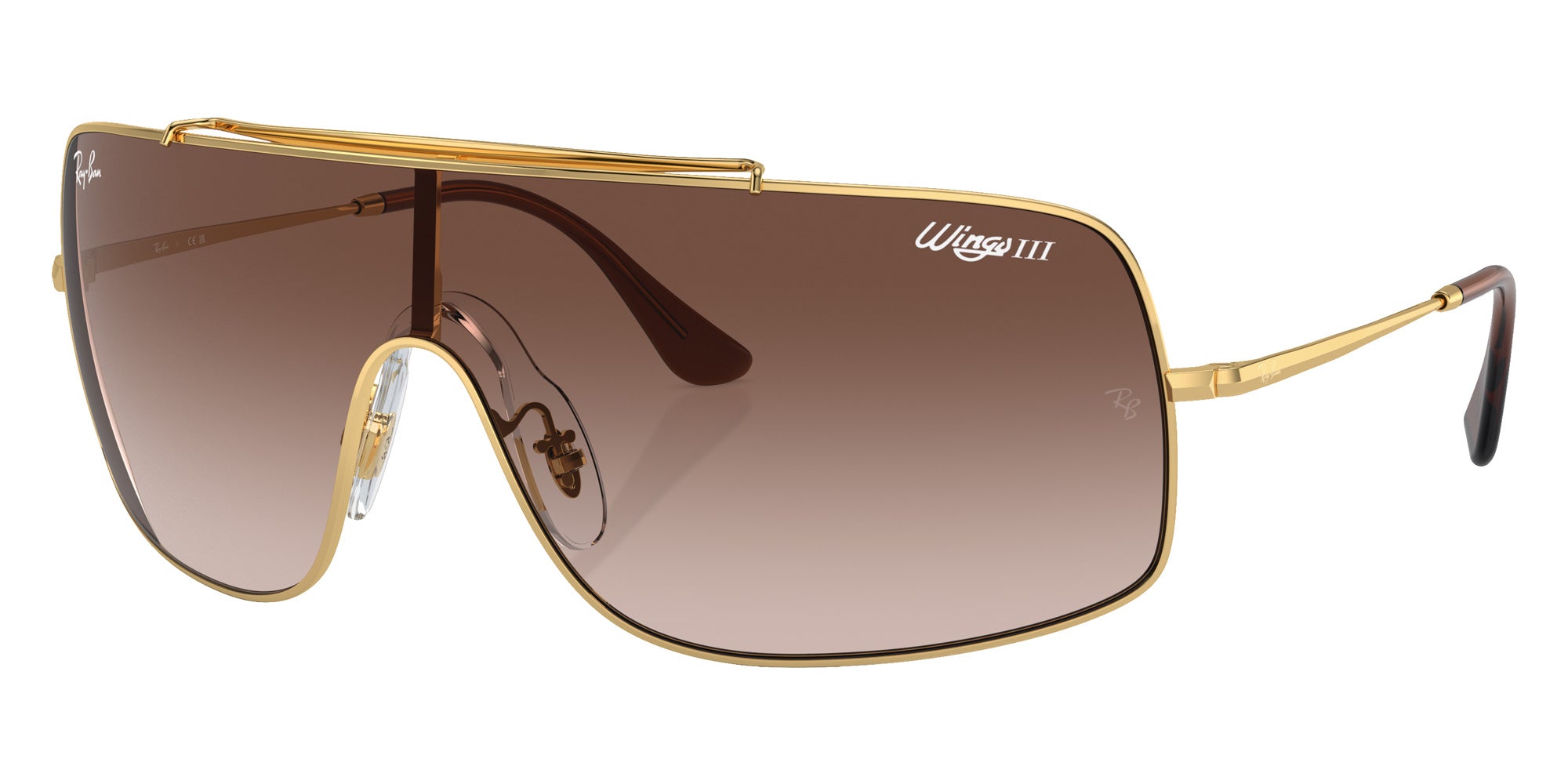 Ray-Ban RB3897 Wings III 001/13 136 - Arista Gold / Brown #id:rb389700113_s:100105