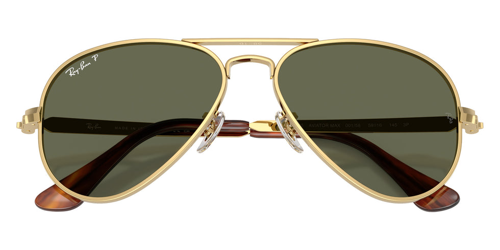 Ray-Ban RB3925 Aviator Max 001/58 58 - Arista Gold / Green Polarized #id:rb392500158_s:106125