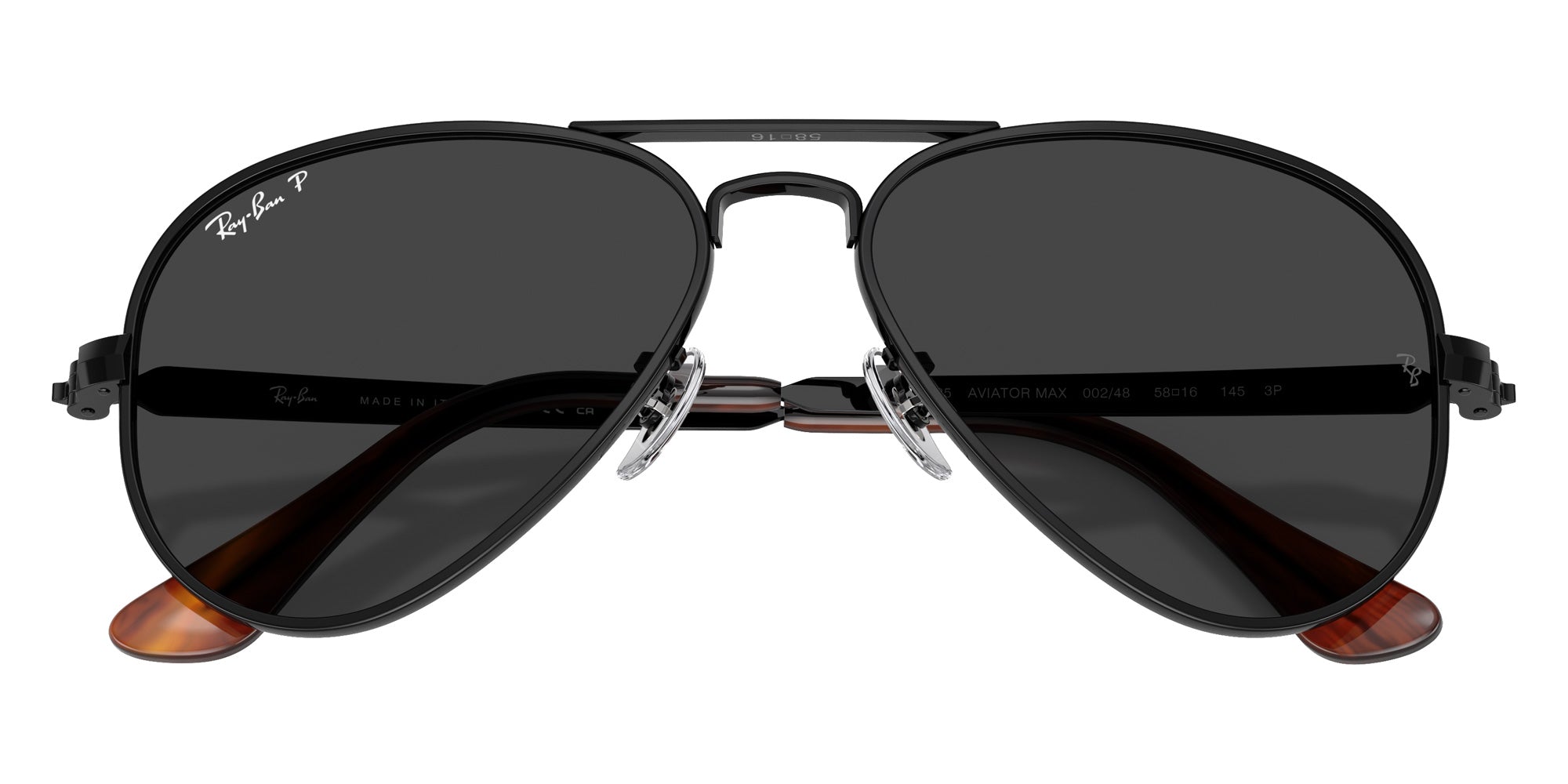Ray-Ban RB3925 Aviator Max 002/48 58 - Black / Black Polarized #id:rb392500248_s:116125
