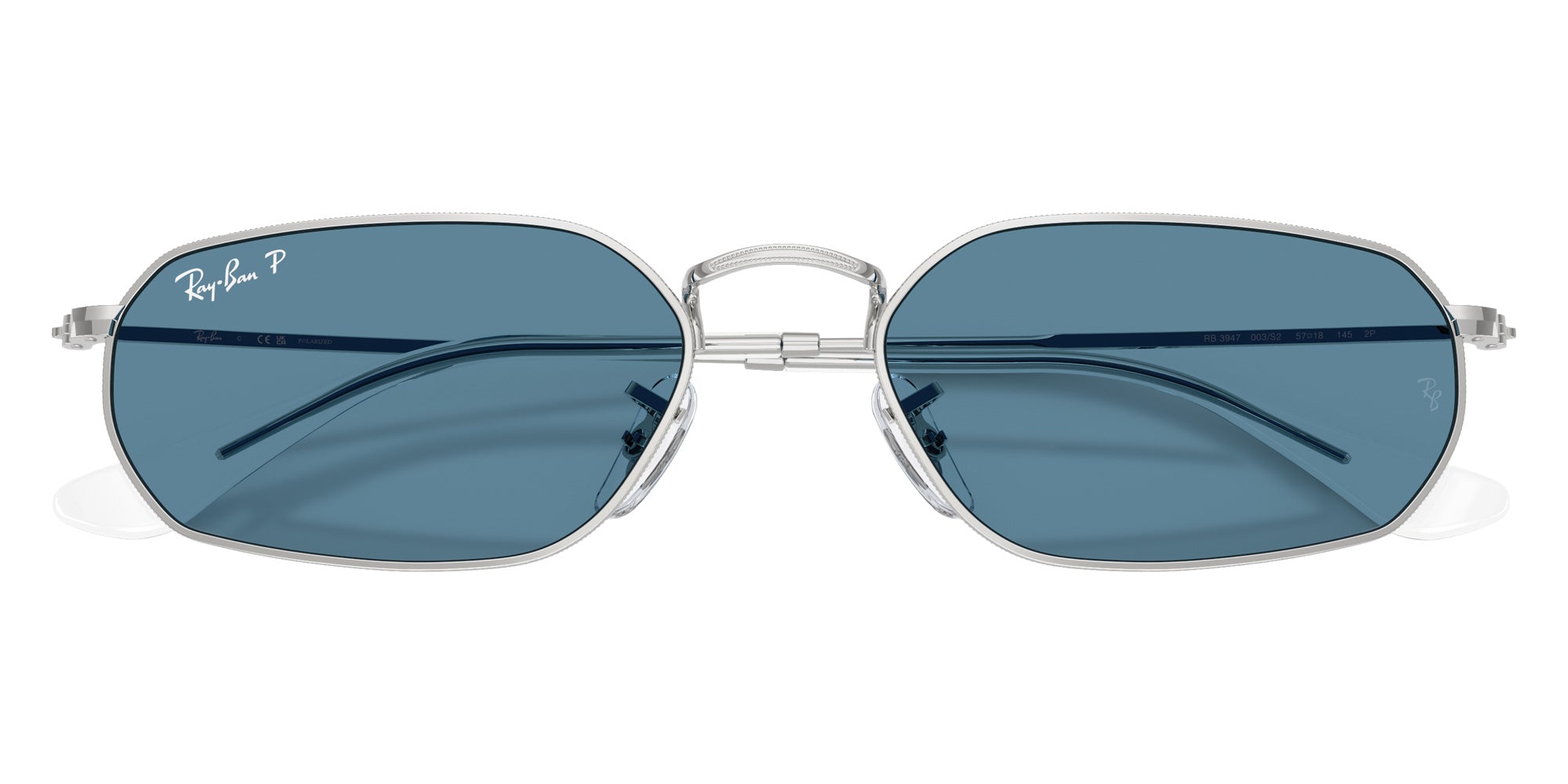 Ray-Ban RB3947 003/S2 54 - Silver / Polarized Blue #id:rb3947003s2_s:104125