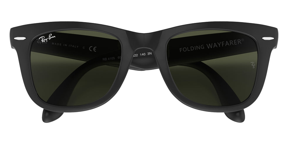Ray-Ban RB4105 Wayfarer Folding Classic 601S 54 - Black / G-15 Green #id:rb4105601s_s:106125