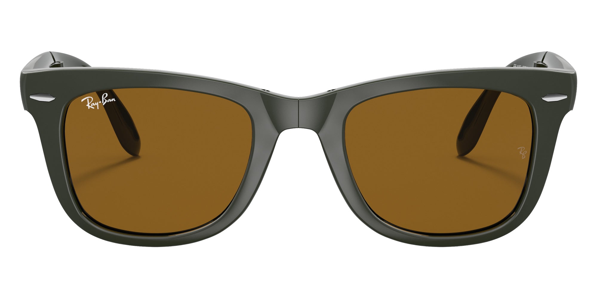 Ray-Ban RB4105 Wayfarer Folding Classic 657533 50 - Military Green / B-15 Brown #id:rb4105657533_s:100100