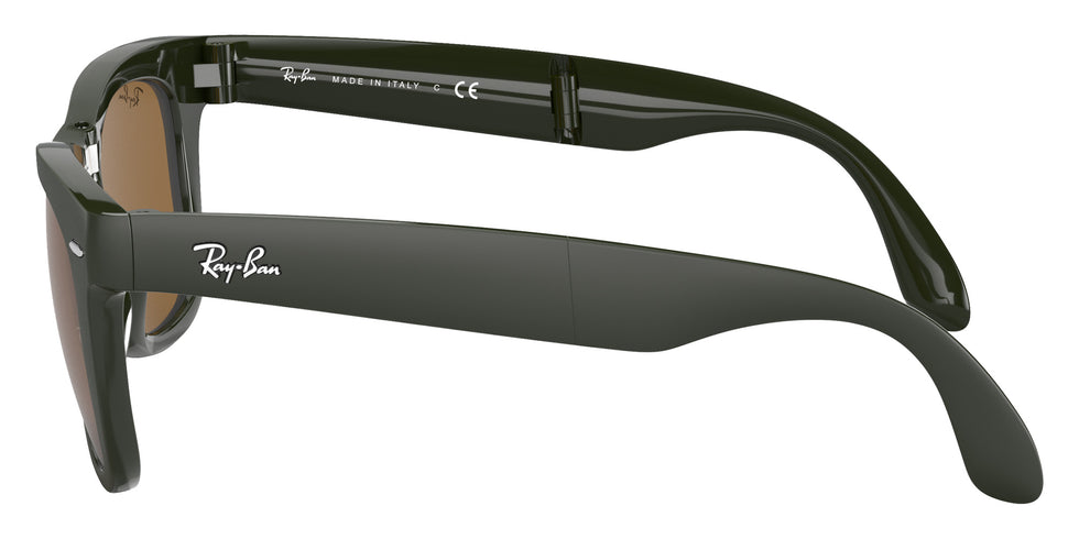 Ray-Ban RB4105 Wayfarer Folding Classic 657533 50 - Military Green / B-15 Brown #id:rb4105657533_s:100110