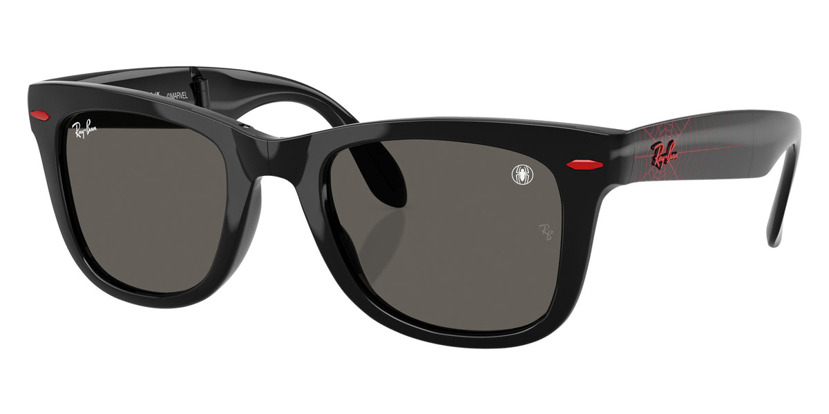 Ray-Ban RB4105 Ray-Ban MARVEL����- Spiderman Wayfarer Folding 6926B1 50 - Black / Dark Gray #id:rb41056926b1_s:100105