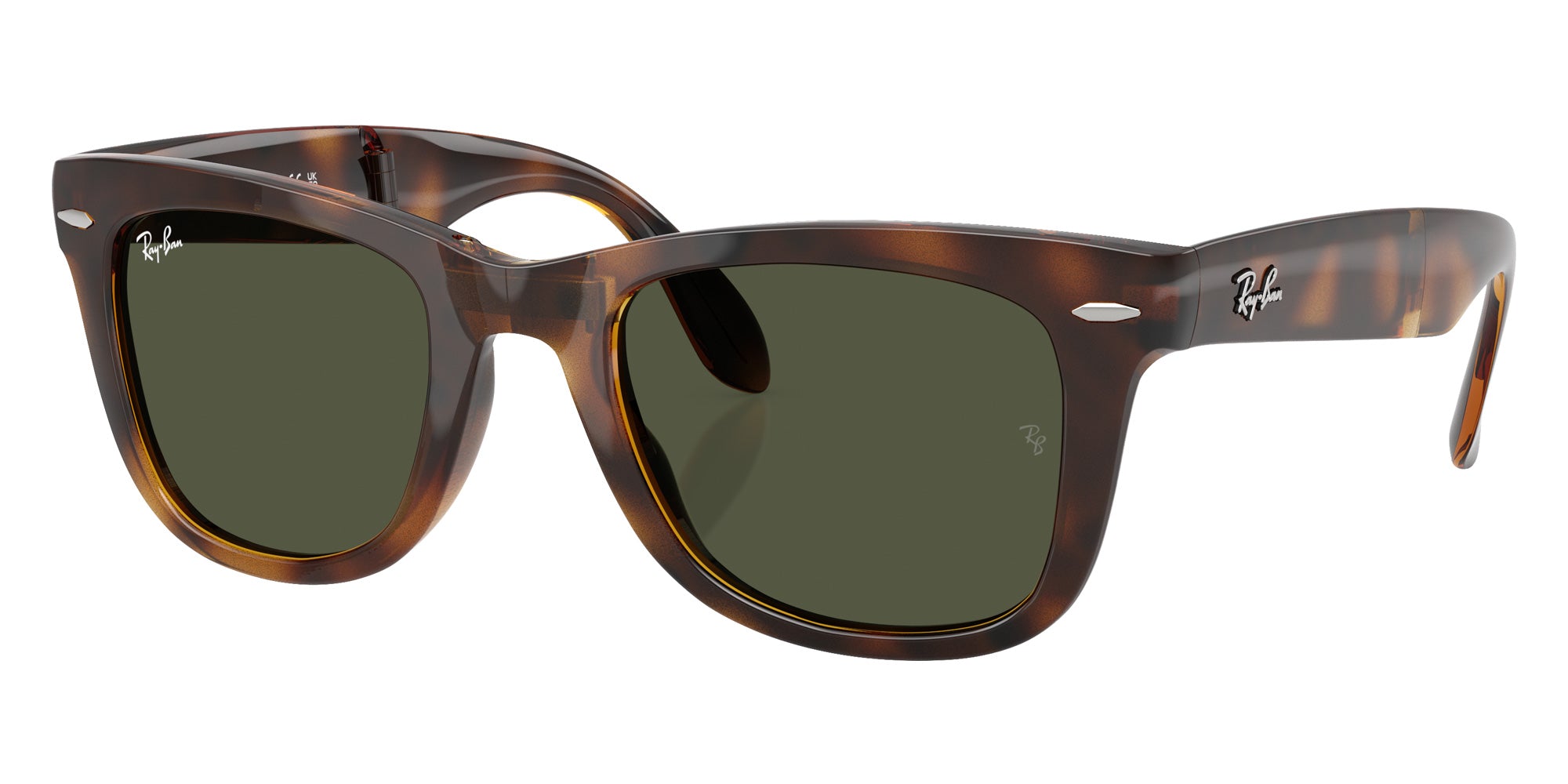 Ray-Ban RB4105 Wayfarer Folding Classic 710/31 50 - Havana / Green #id:rb410571031_s:110105