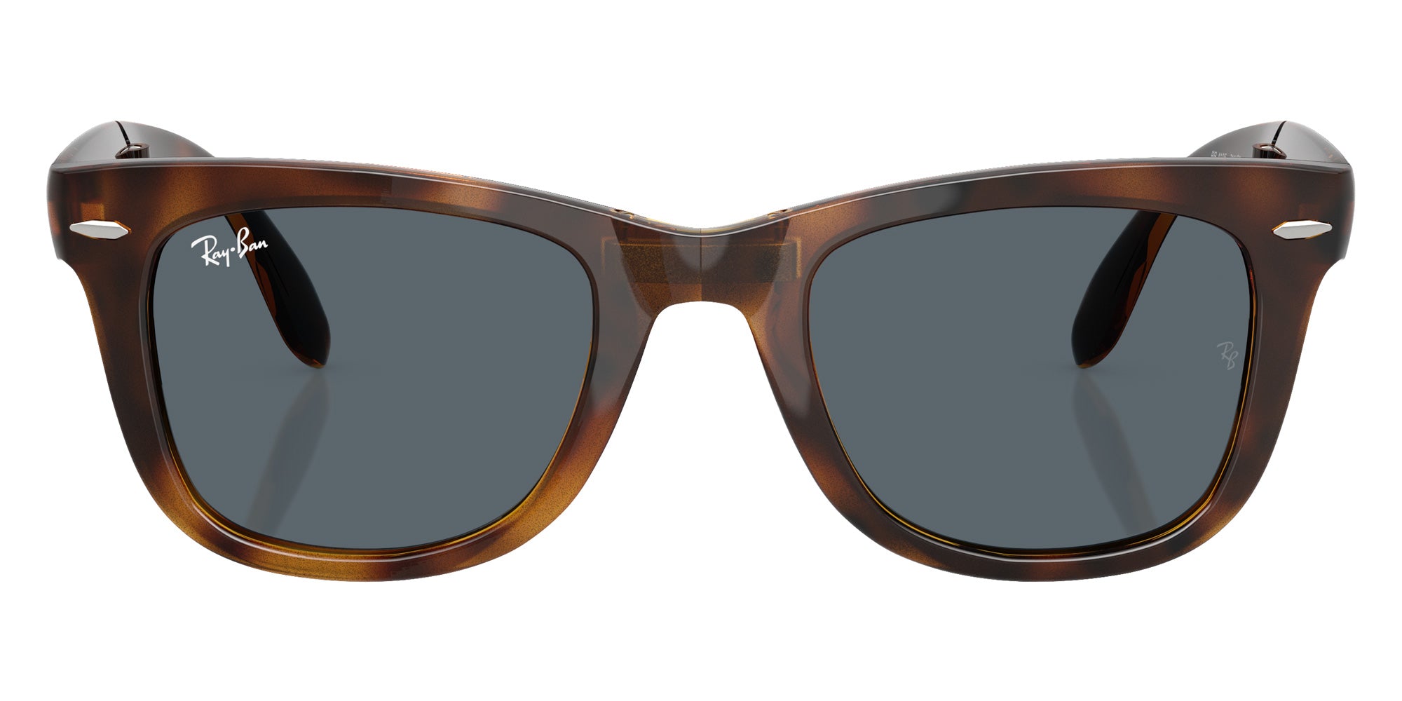 Ray-Ban RB4105 Wayfarer Folding Classic 710/R5 50 - Havana / Blue #id:rb4105710r5_s:114100