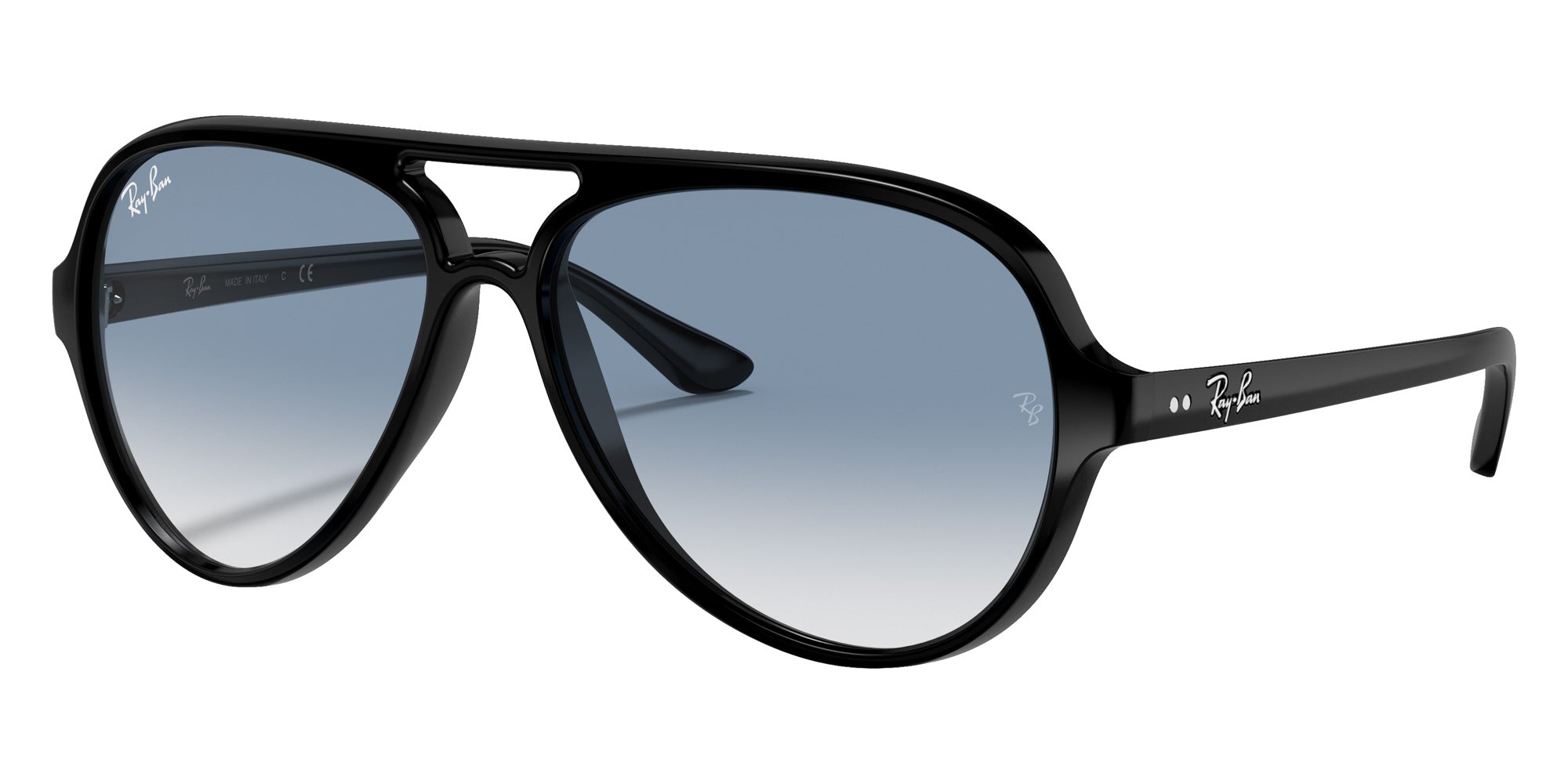 Ray-Ban RB4125 Cats 5000 Classic 601/3F 59 - Black / Light Blue Gradient #id:rb41256013f_s:100105