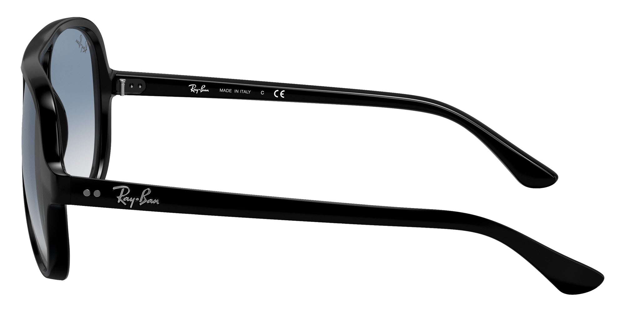 Ray-Ban RB4125 Cats 5000 Classic 601/3F 59 - Black / Light Blue Gradient #id:rb41256013f_s:100110