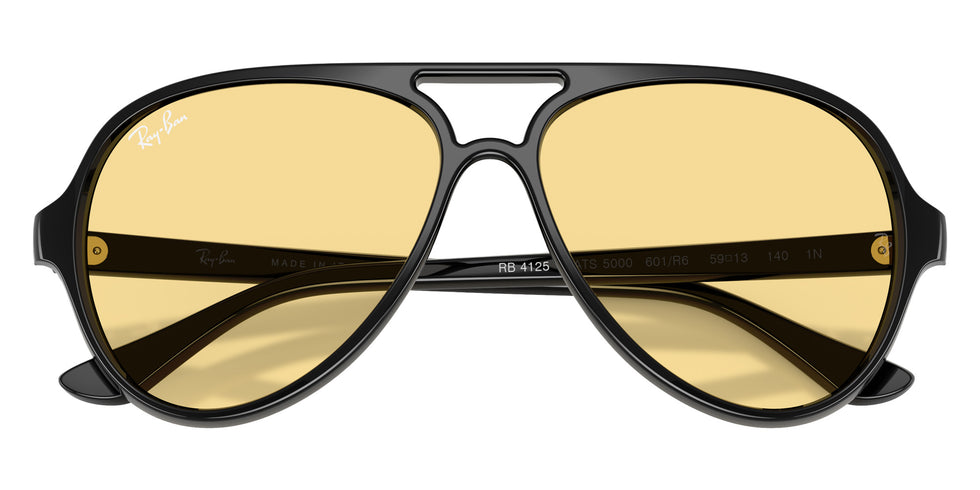 Ray-Ban RB4125 Cats 5000 Classic Summer Capsule 601/R6 59 - Black #id:rb4125601r6_s:104125