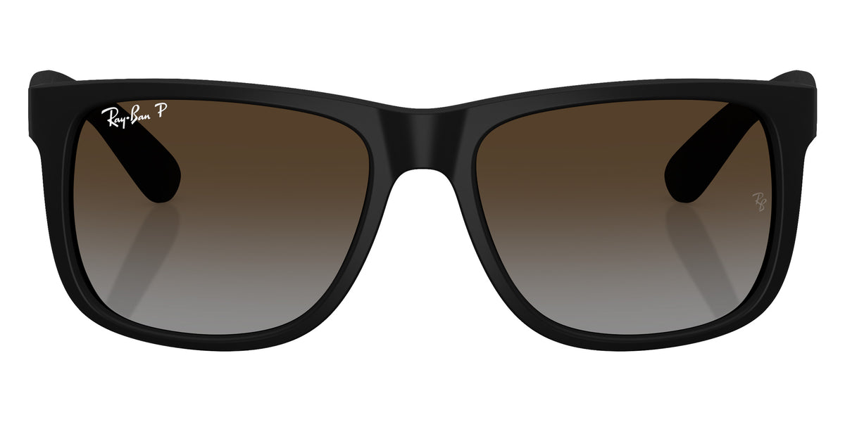 Ray-Ban RB4165 Justin Classic 622/T5 51 - Rubber Black / Polarized Light Gray Gradient Brow #id:rb4165622t5_s:100100